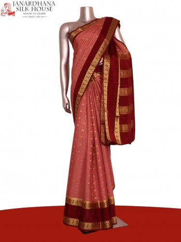 Pure Mysore Crepe Silk Saree